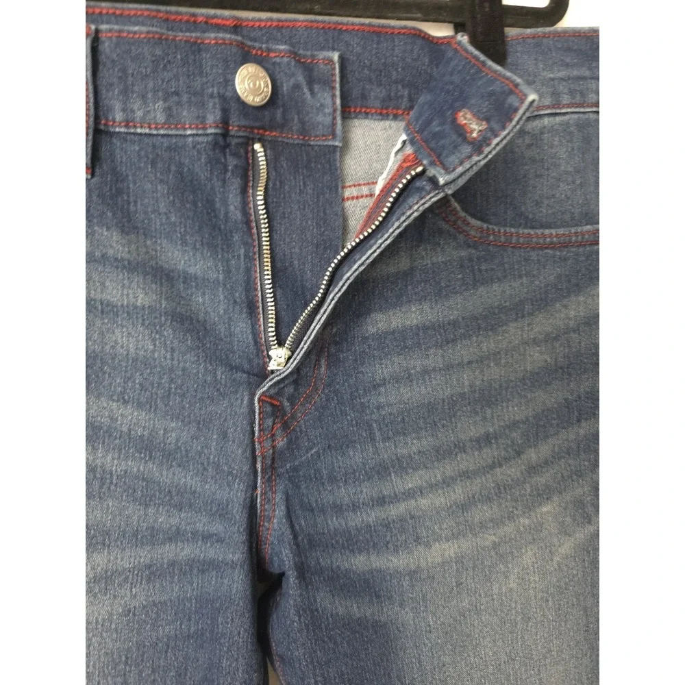 True Religion‎ Ricky SN Flap Straight Style 700872 Dark Fir Balsam Wash Sz 36x34